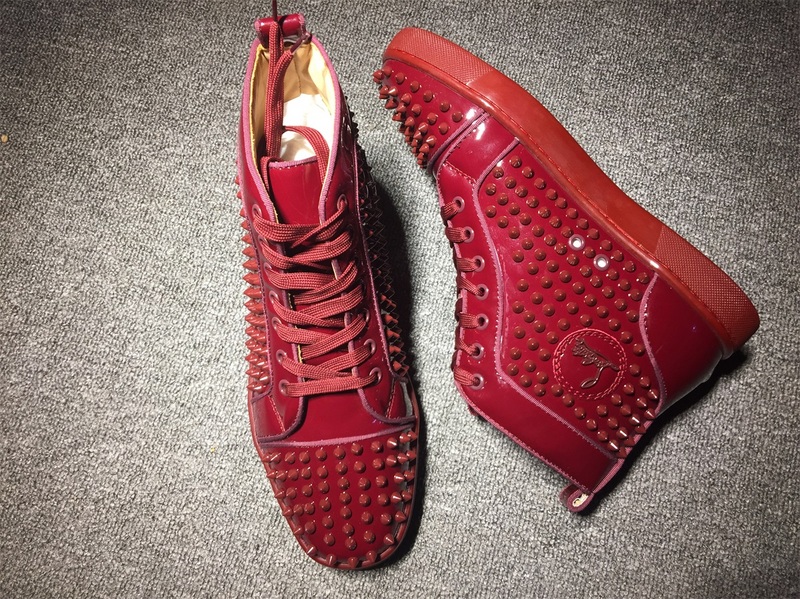 Christian Louboutin High Top Flats Men Sneakers