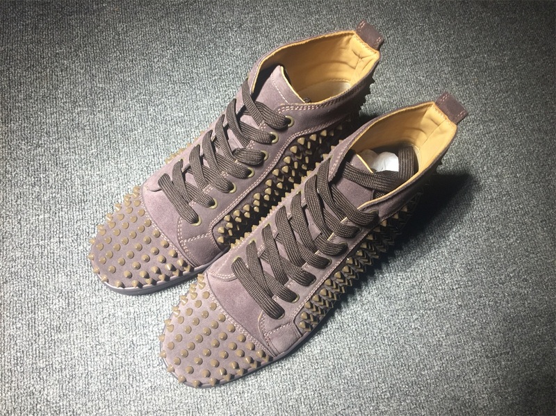 Christian Louboutin High Top Flats Men Sneakers