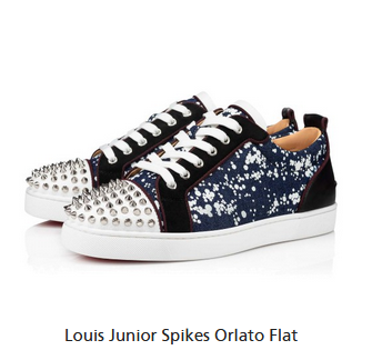 christian louboutin Louis Junior Spikes Orlato Flat Sneaker
