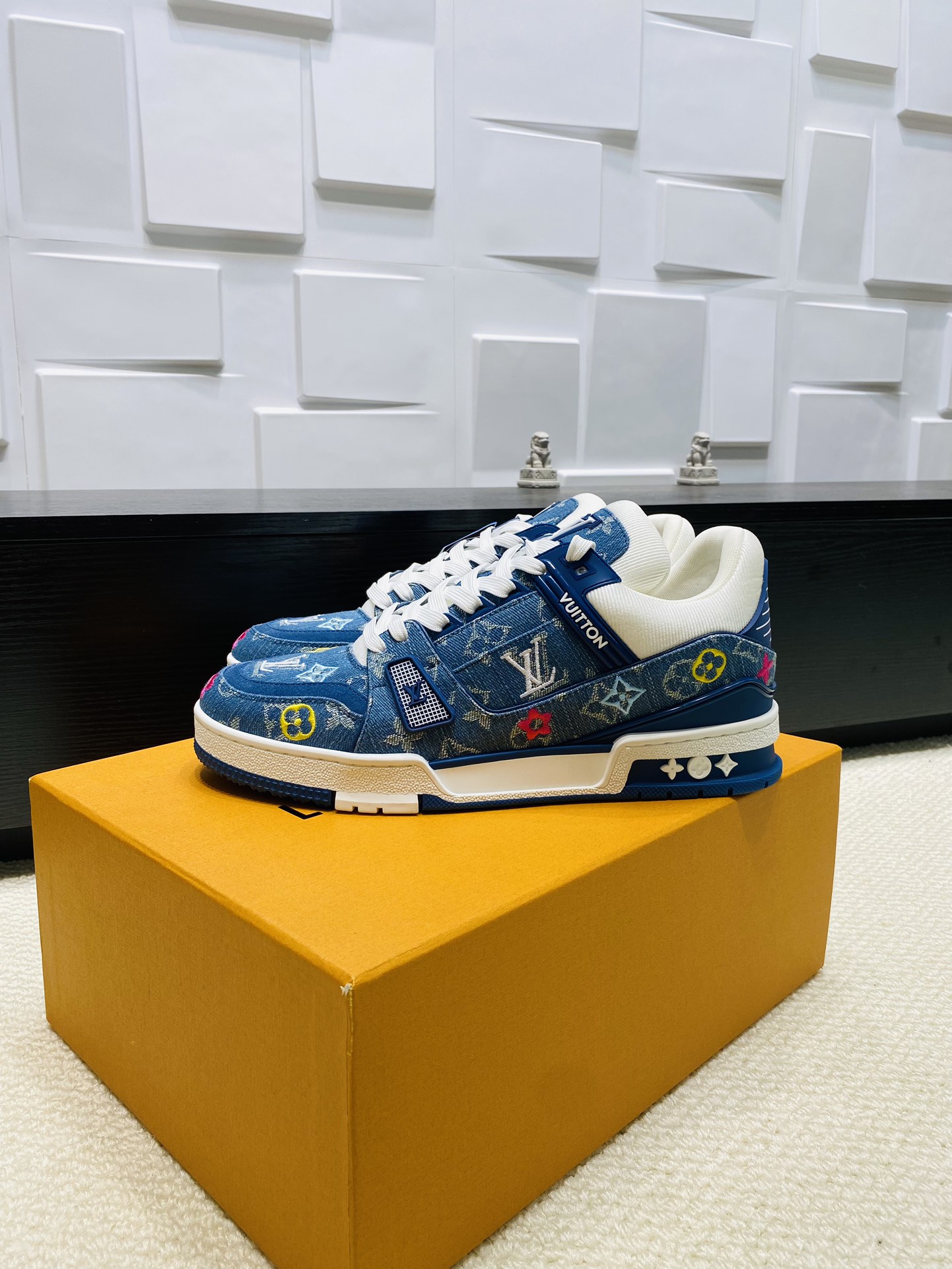 Denim Trainer Sneaker