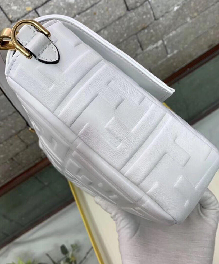 Fendi Baguette Large 8BR771 White