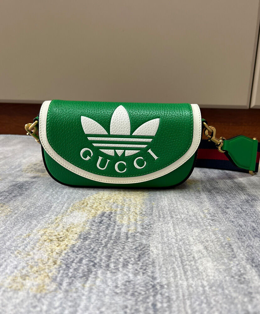 Gucci x Adidas Mini Bag 727791 Green
