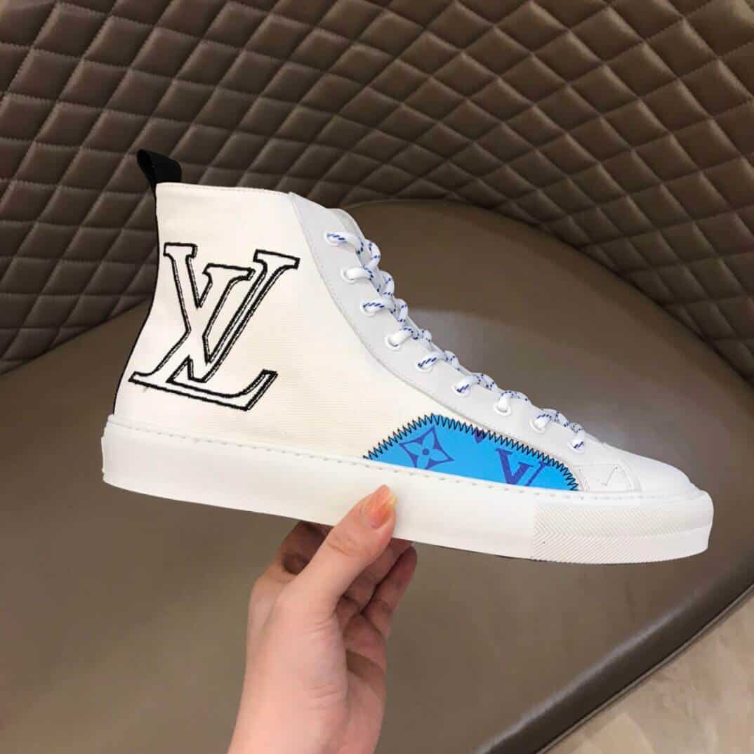 LOUIS VUITTON TATTOO HIGH TOP WHITE SNEAKER   LV76