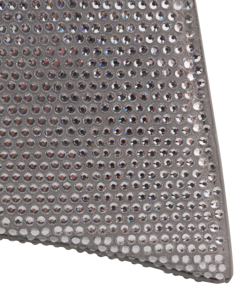 Balenciaga Hourglass Handbag With Rhinestones Gray