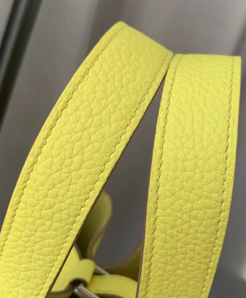 Hermes Picotin Lock Togo Bag 18cm Yellow