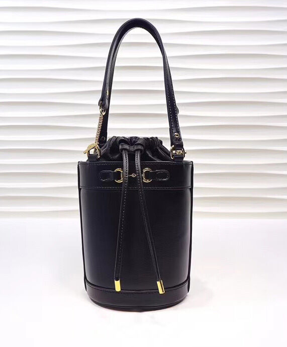 Gucci Horsebit 1955 Small Bucket Bag 637115 Black
