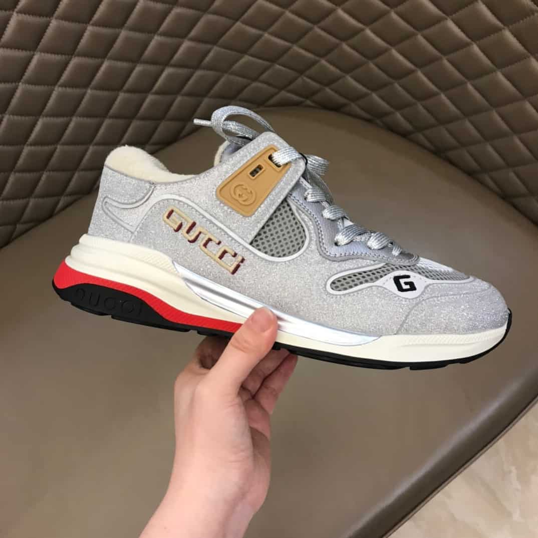 GUCCI ULTRAPACE LEATHER SNEAKERS   GC123