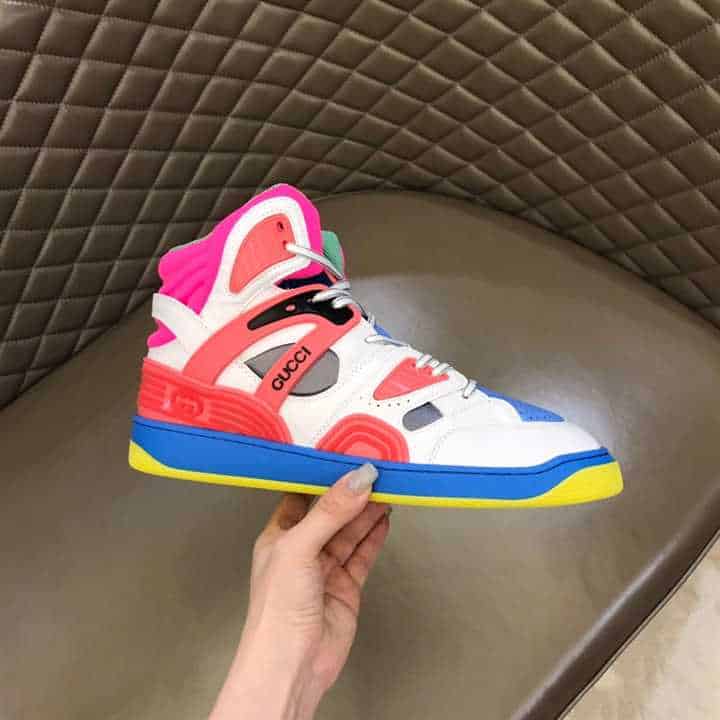 GUCCI BASKET SNEAKERS WHITE DEMETRA   GC069