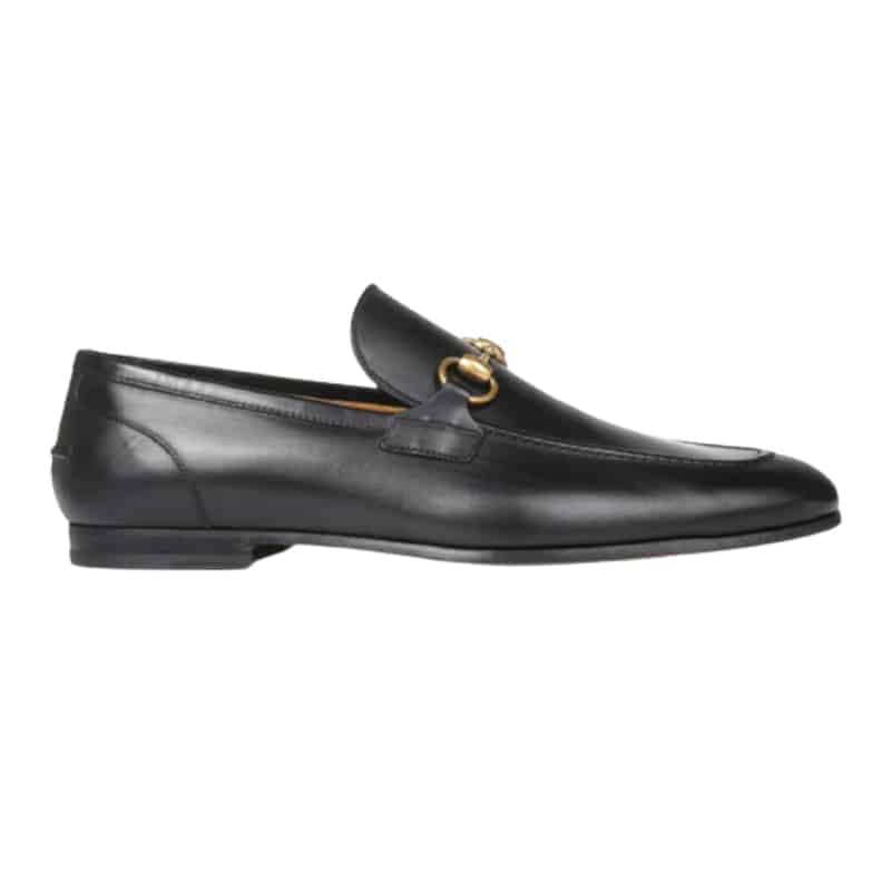 GUCCI JORDAAN LEATHER LOAFER   LDG016