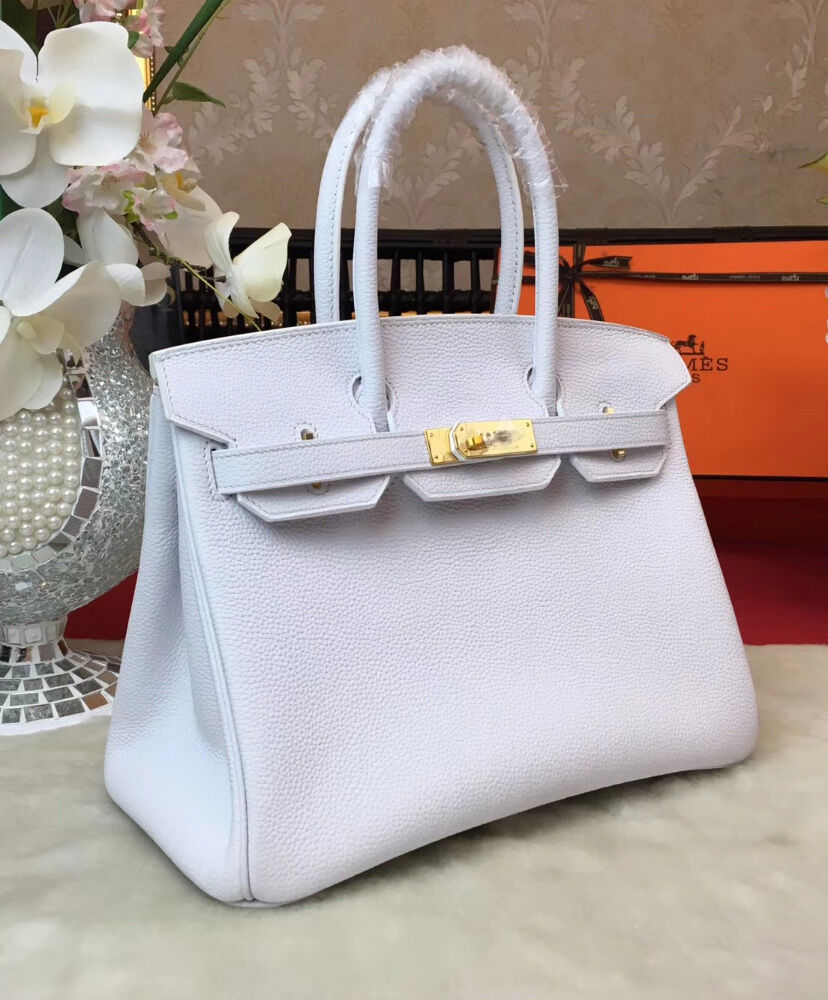 Hermes Birkin 30 Togo Leather White