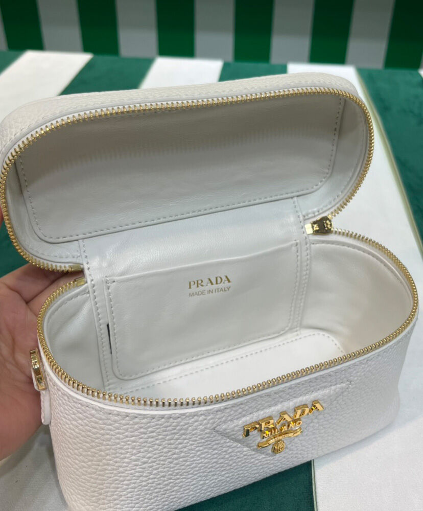 Prada Leather Mini-bag 1BH202 White