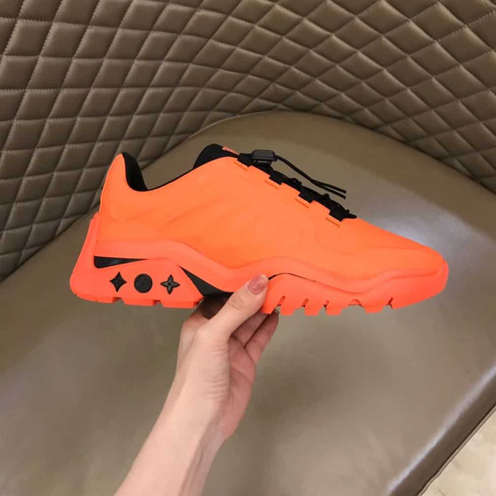 Louis Vuitton Millenium Sneakers In Orange   LV272
