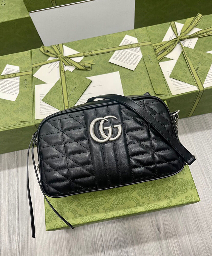 Gucci GG Marmont Small Shoulder Bag 447632 Black