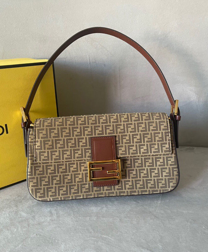 Fendi Baguette 1997 Coffee