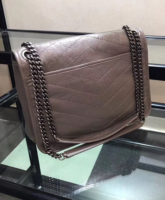 Saint Laurent Medium Niki Chain Bag 498894 Gray