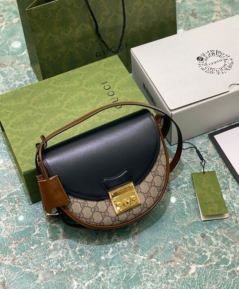 Gucci Padlock small shoulder bag Black