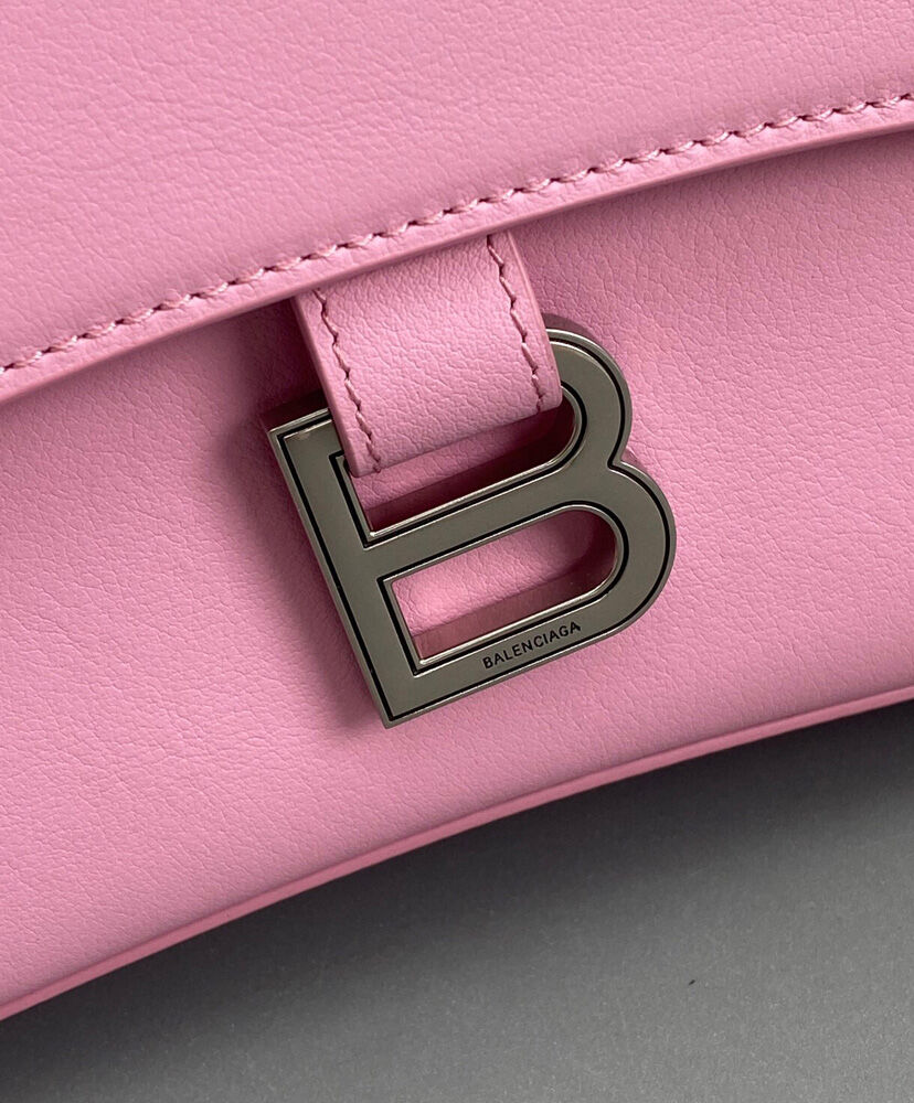 Balenciaga Downtown Medium Shoulder Bag Pink