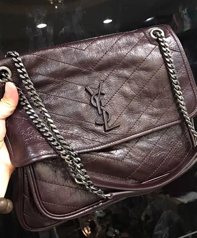 Saint Laurent Large Niki Chain Bag 4988940 Mauve