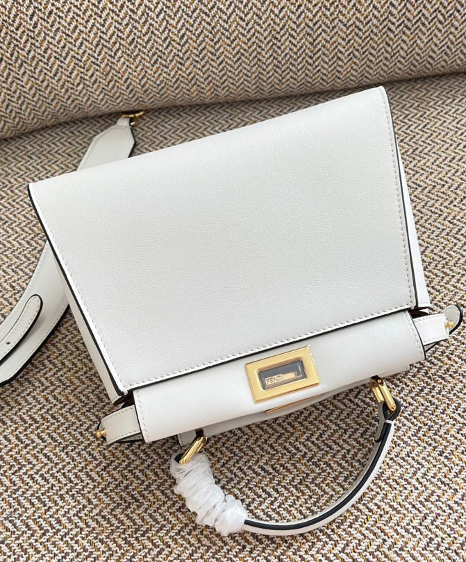 Fendi Peekaboo Mini 8BN244 White