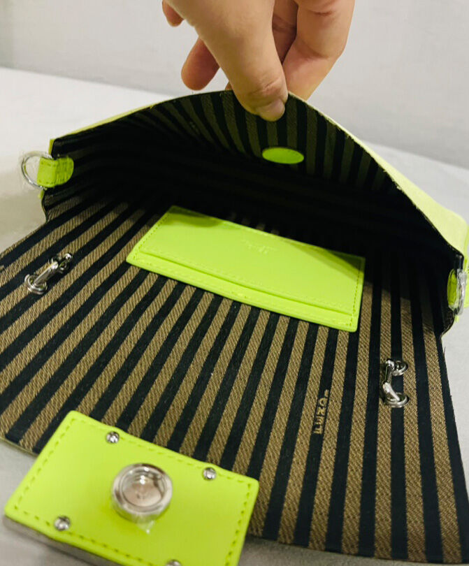 Fendi Baguette Phone Pouch 7AS142 Green