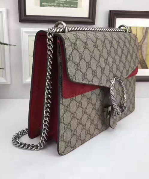 Gucci Testa Tigre Dionysus Shoulder Bag 403348 Red