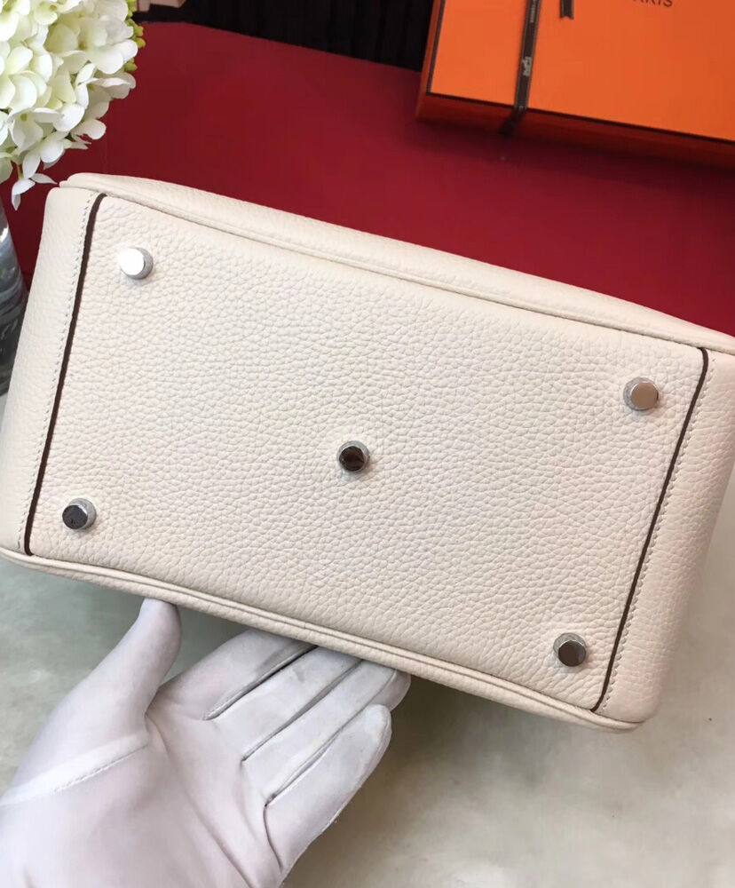 Hermes Linda Bag 26 Togo Leather Cream