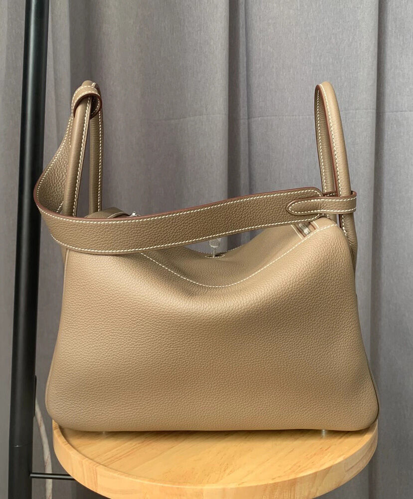 Hermes Linda Bag 26 Togo Leather Gray