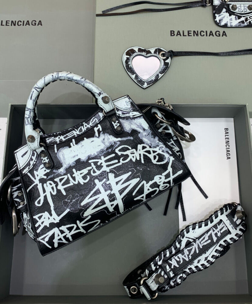 Balenciaga Neo Cagole XS Handbag Graffiti