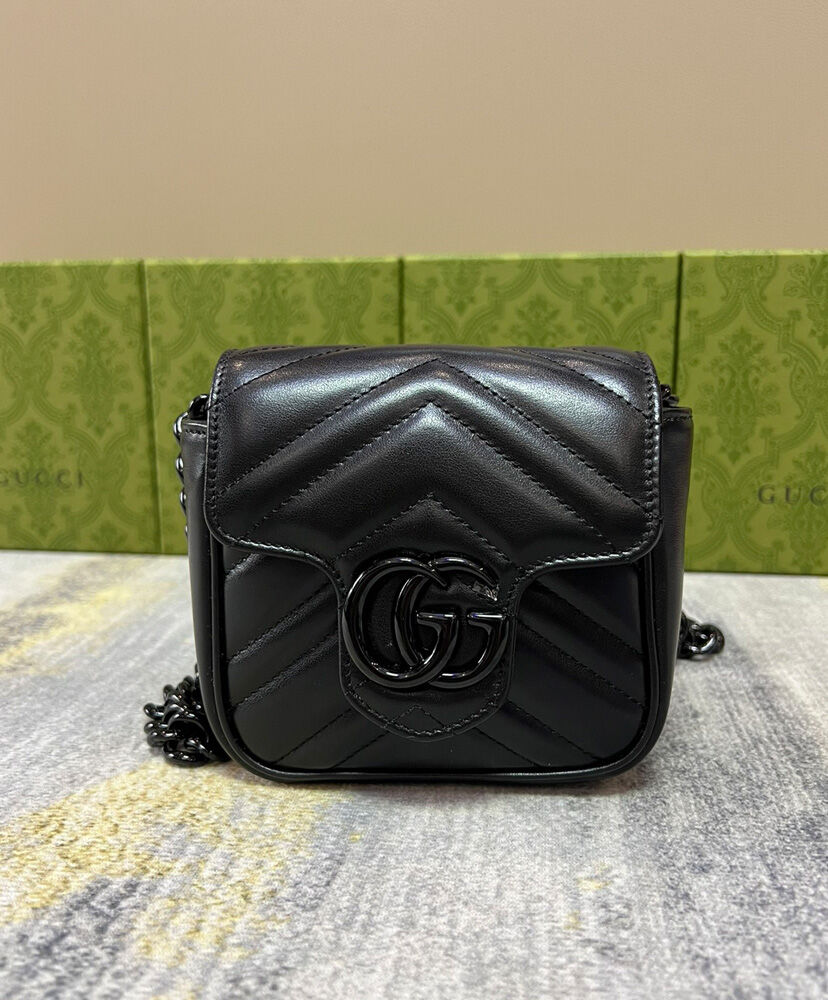 Gucci GG Marmont Belt Bag 739599 Black