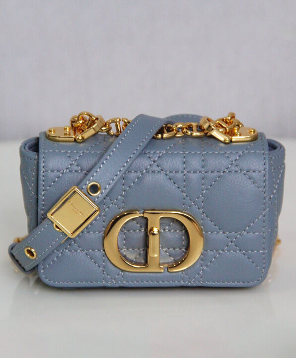 Christian Dior Micro Dior Caro Bag Blue