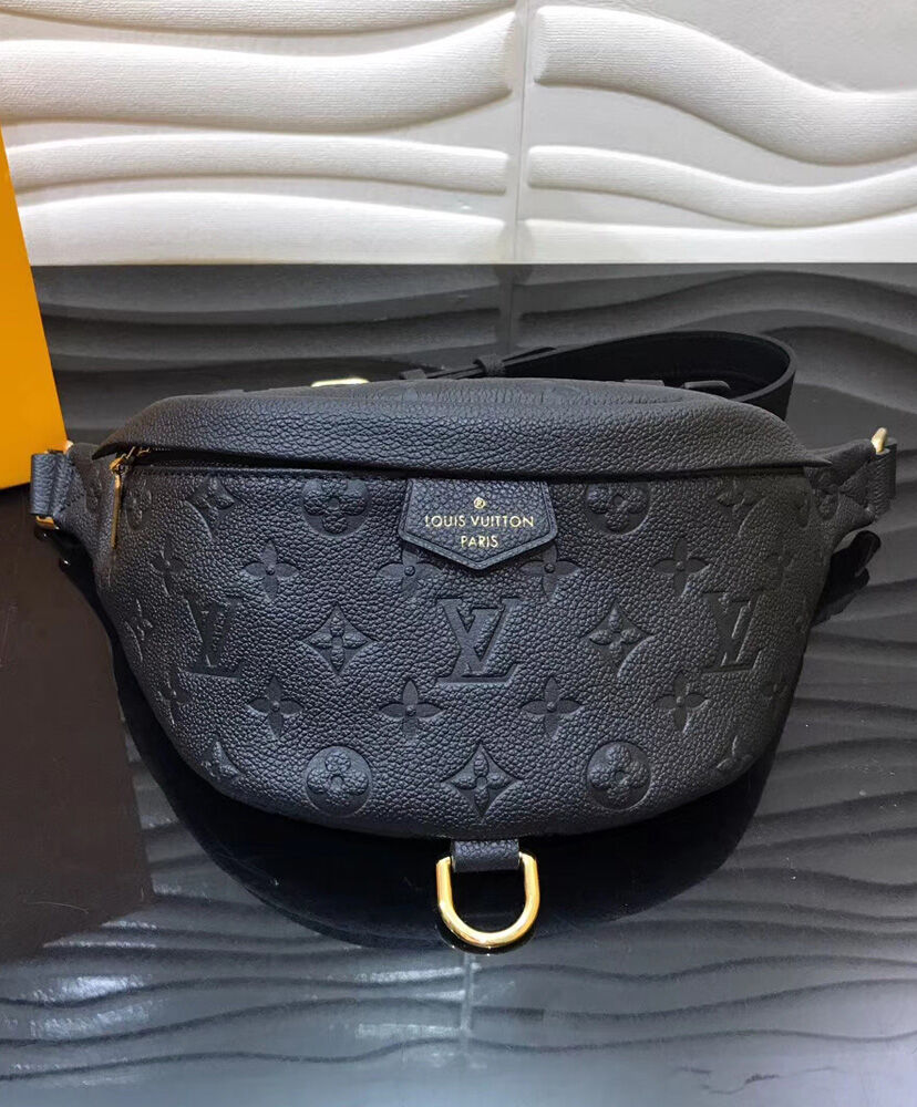 Louis Vuitton Monogram Empreinte Bumbag M44812 Black