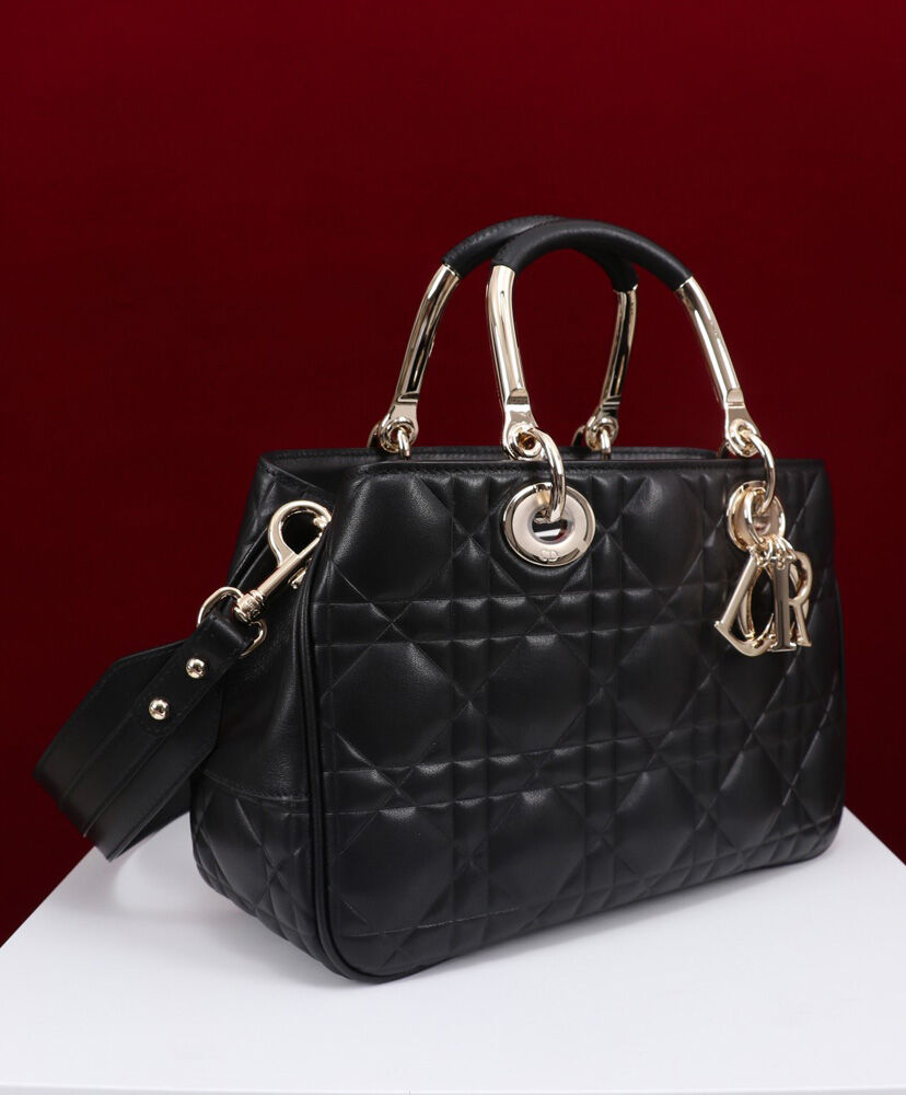 Christian Dior Lady 95.22 Bag Black