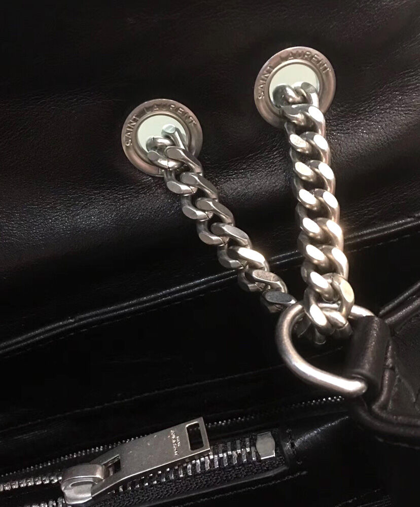 Saint Laurent medium Lou Lou chain bag Black