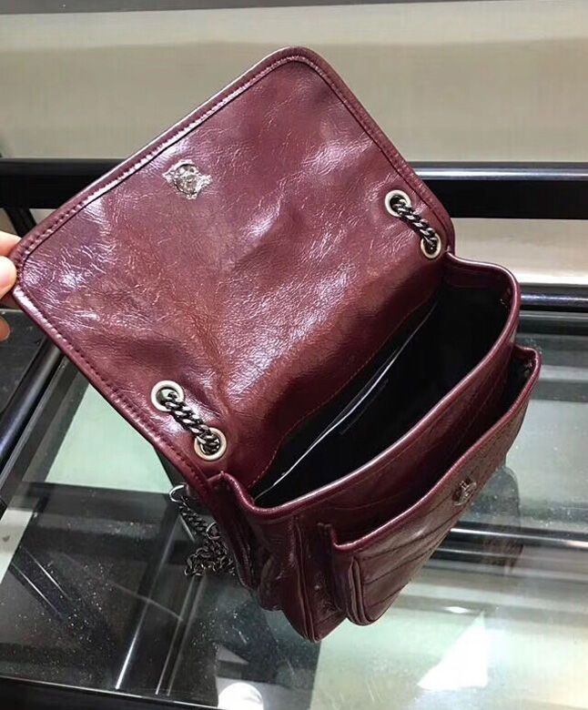 Saint Laurent Baby Niki Chain Bag 5330370 Mauve