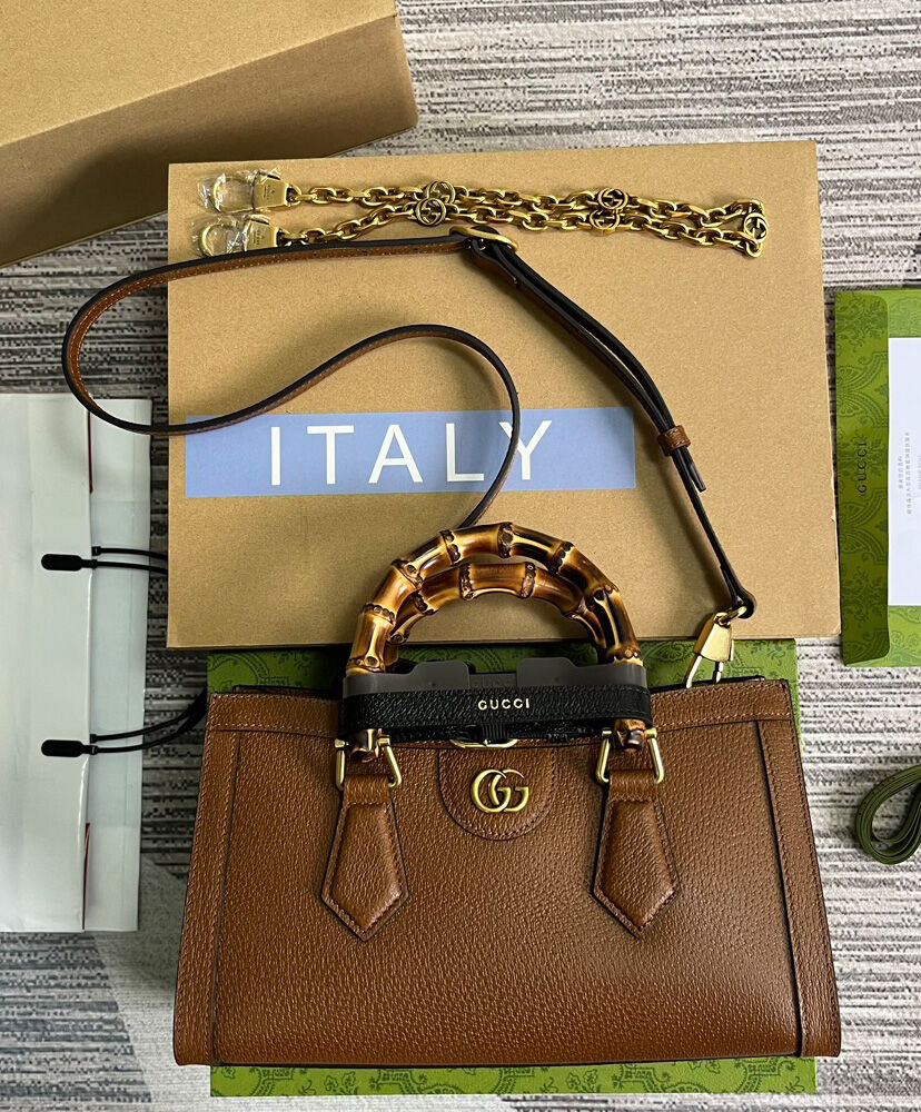 Gucci Diana Small Shoulder Bag Coffee