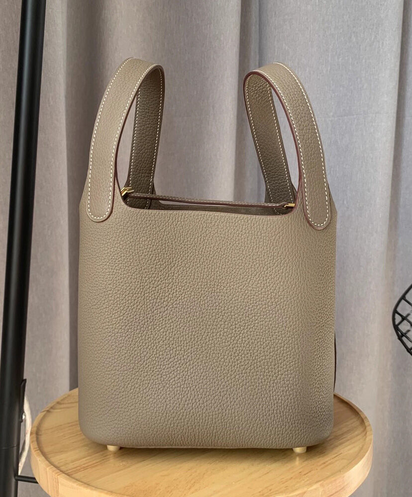 Hermes Picotin Lock Bag 22cm Gray