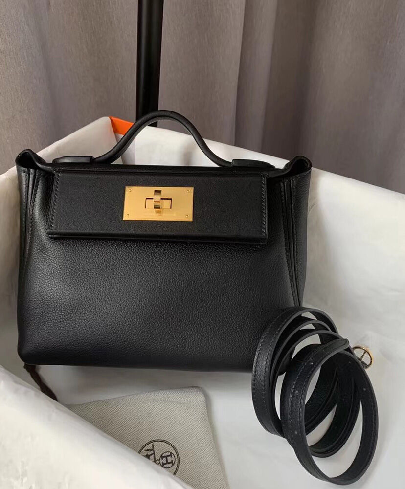 Hermes 24/24 21 Bag Black