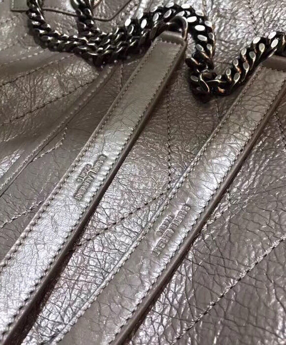 Saint Laurent Medium Niki Chain Bag 498894 Gray