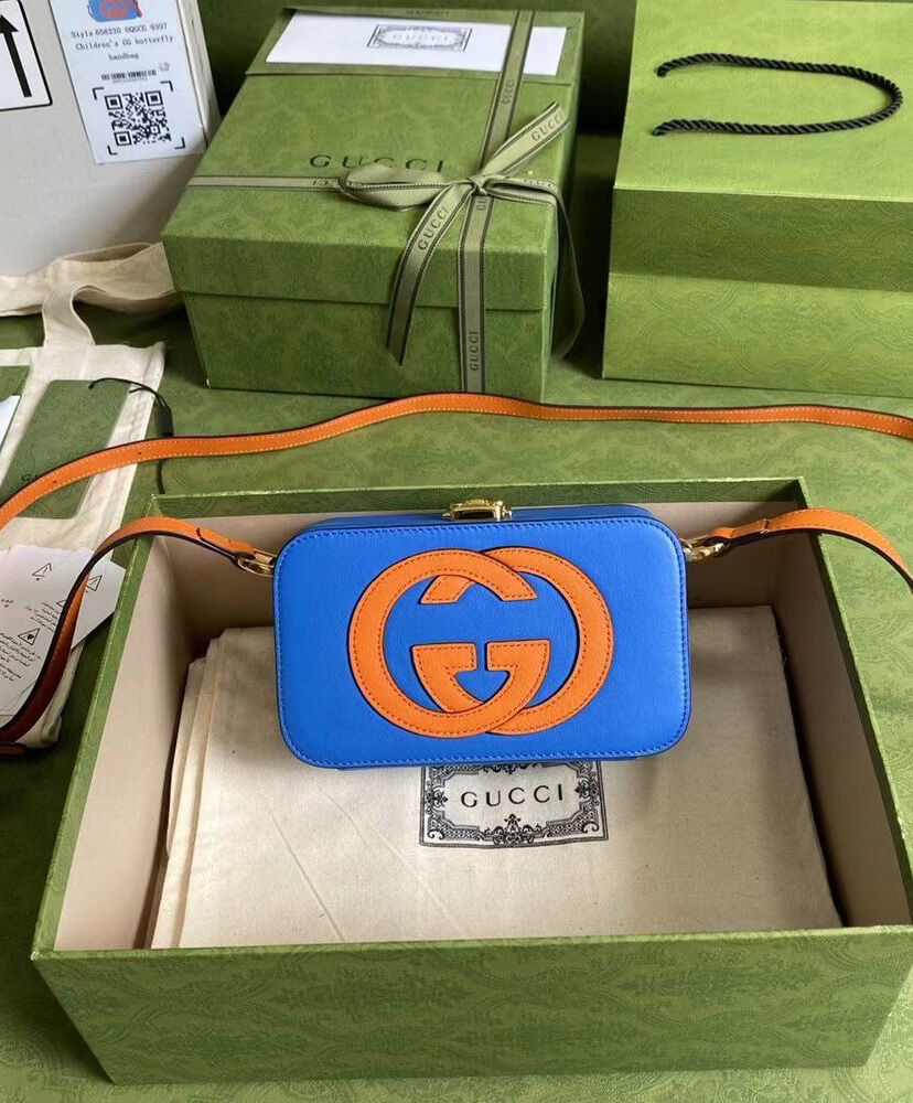 Gucci Interlocking G Mini Bag 658230 Blue