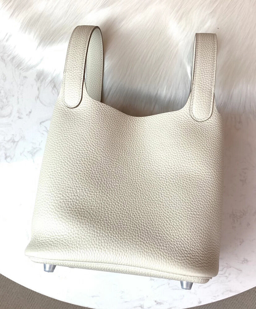Hermes Picotin Lock Bag 22cm Cream