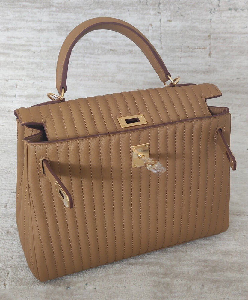 Hermes Mille Gateaux Kelly Swift 25 Coffee