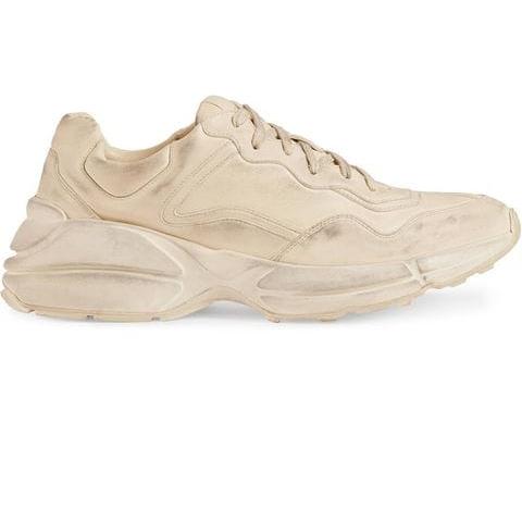 GUCCI RHYTON LEATHER SNEAKER   GC57