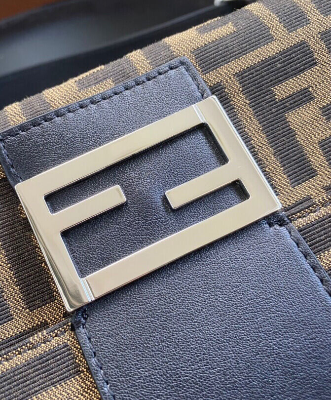 Fendi Baguette Fabric Bag 7VA472 Black