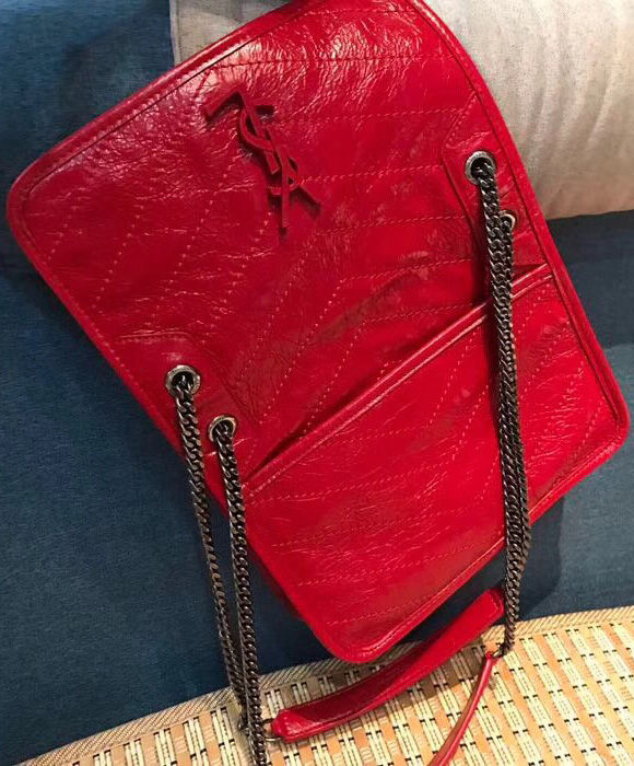 Saint Laurent Baby Niki Chain Bag 5330370 Red