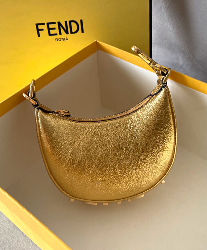 Fendi Nano Fendigraphy Golden