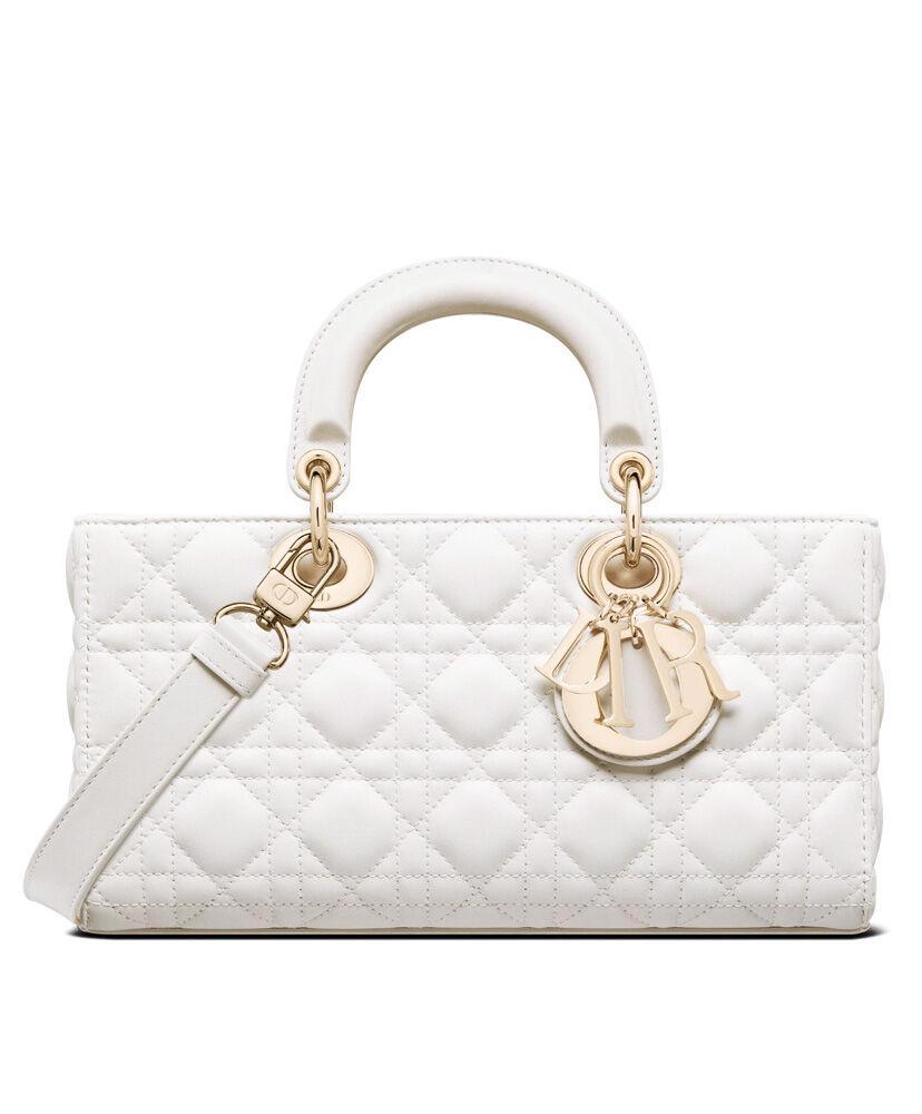 Christian Dior Lady D-Joy Bag White