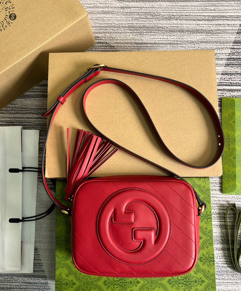 Gucci Blondie Small Shoulder Bag 742360 Red