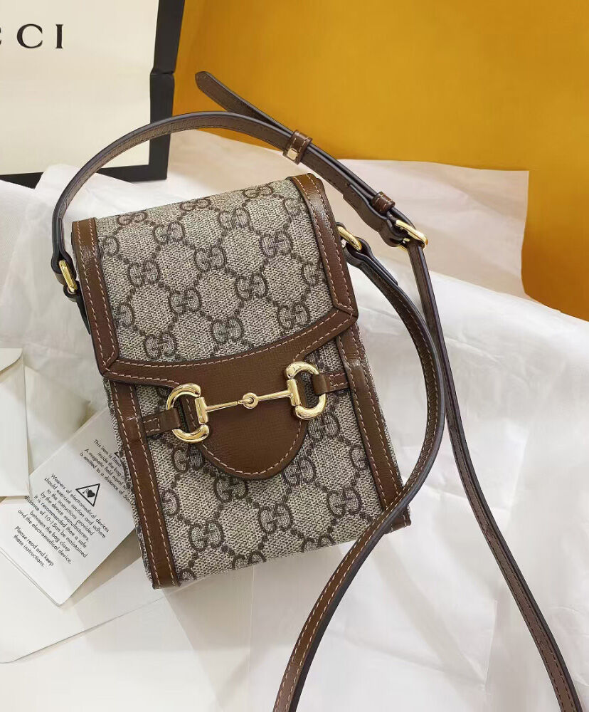 Gucci Horsebit 1955 mini bag 625615 Coffee