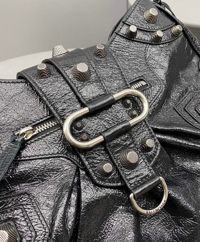 Balenciaga Le Cagole Medium Shoulder Bag Black