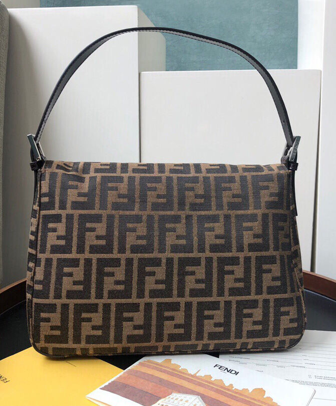 Fendi Zucca Canvas Bag Coffee